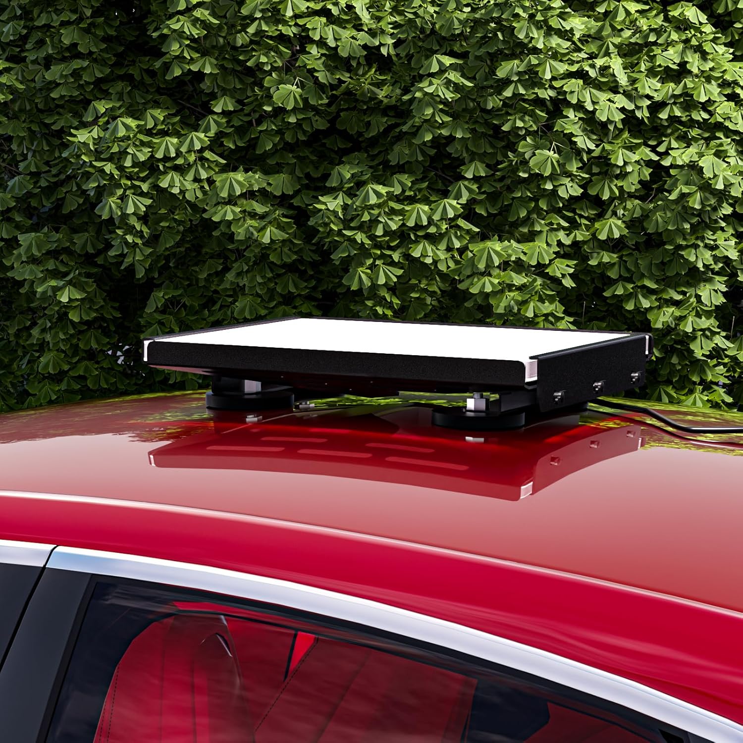Starlink mounting accessories kit with magnetic base, pole adapter, and flat roof mount for RVs and home use.