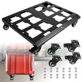 Heavy-Duty Packout Dolly Cart – 200lb, No-Drill, Locking Wheels