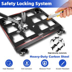 Heavy-Duty Packout Dolly Cart – 200lb, No-Drill, Locking Wheels