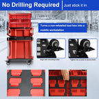 Heavy-Duty Packout Dolly Cart – 200lb, No-Drill, Locking Wheels