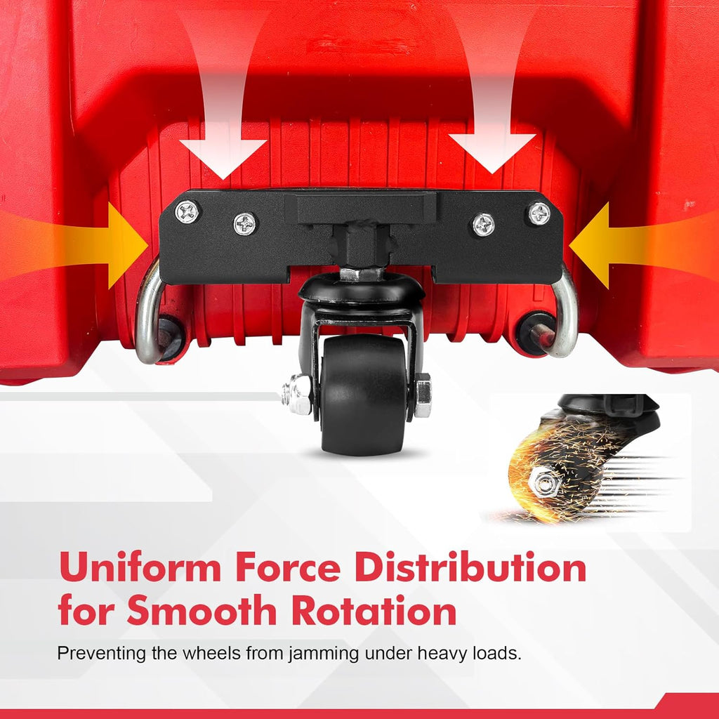 Front Wheels for Milwaukee Packout Rolling Toolbox