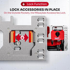Silver Front & Side Mount Plate for Milwaukee Packout