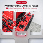 Silver Front & Side Mount Plate for Milwaukee Packout
