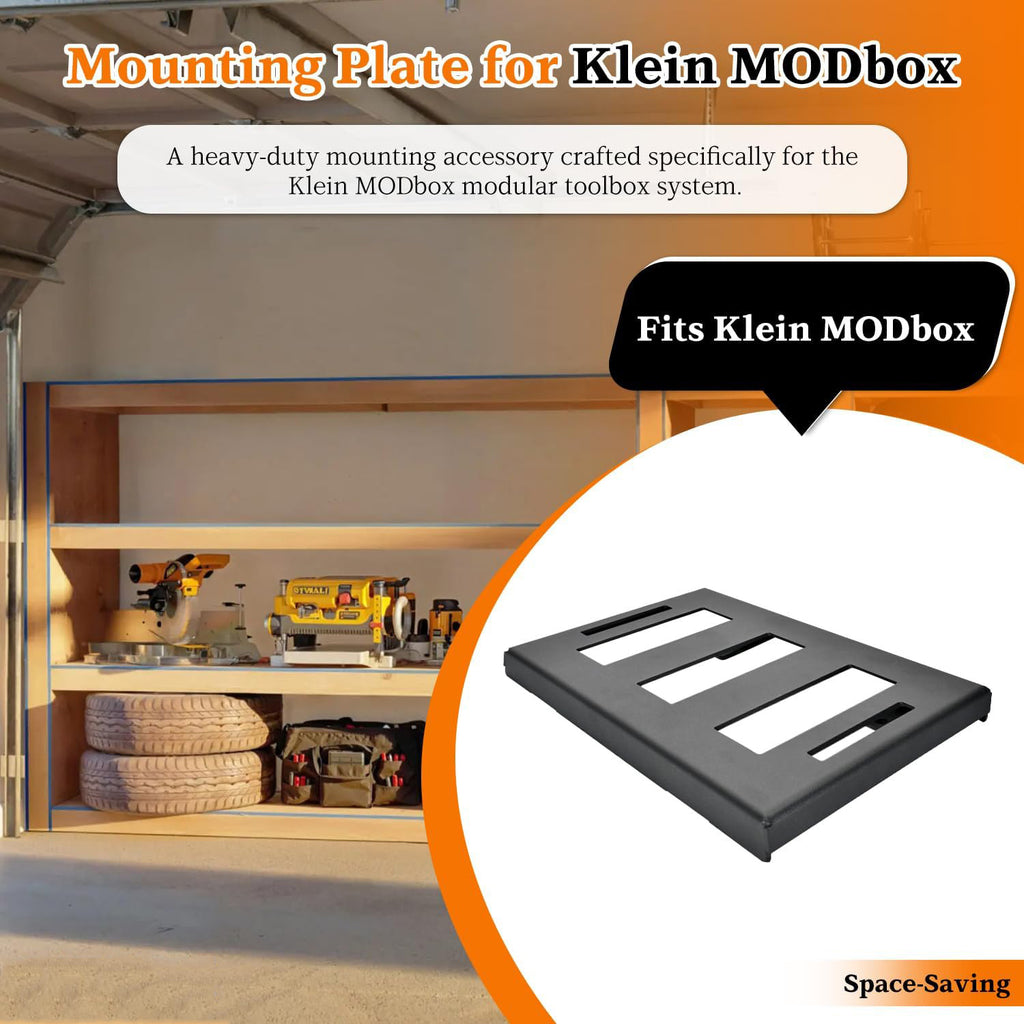 Metal Mounting Plate for Klein Tools MODbox - Half-Width