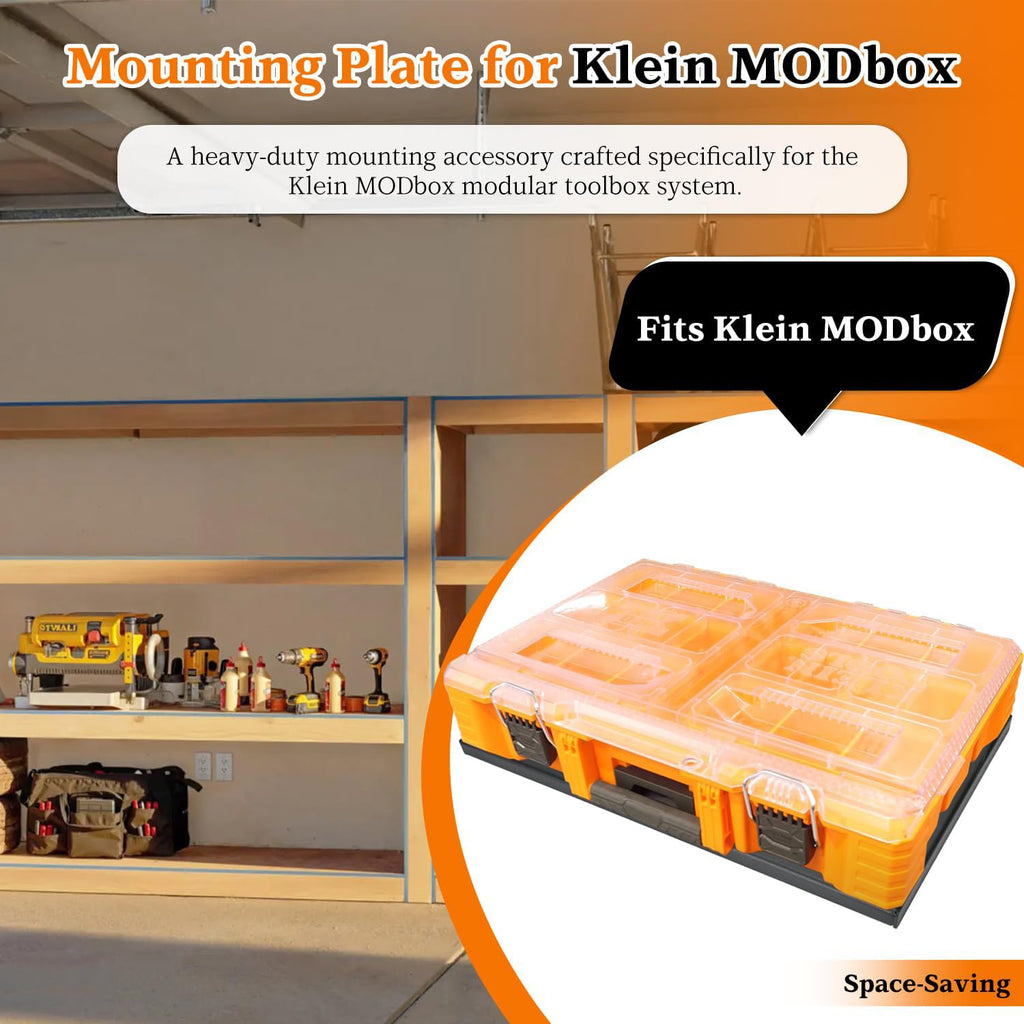 Metal Mounting Plate for Klein Tools MODbox – Full Width