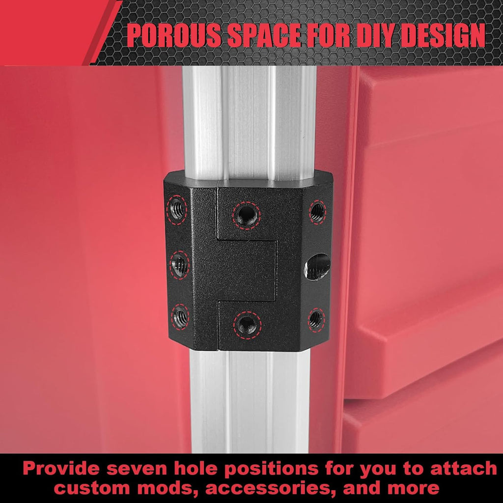 Rail Clip Compatible with Milwaukee Packout System Rails,Universal Packout Rail Adapter Mounts-Side on Packout Rail Corner, Black