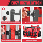 Packout Mounting Plate Compatible with Modular Stackable Packout Toolbox Packout Crate Organizer Bracket