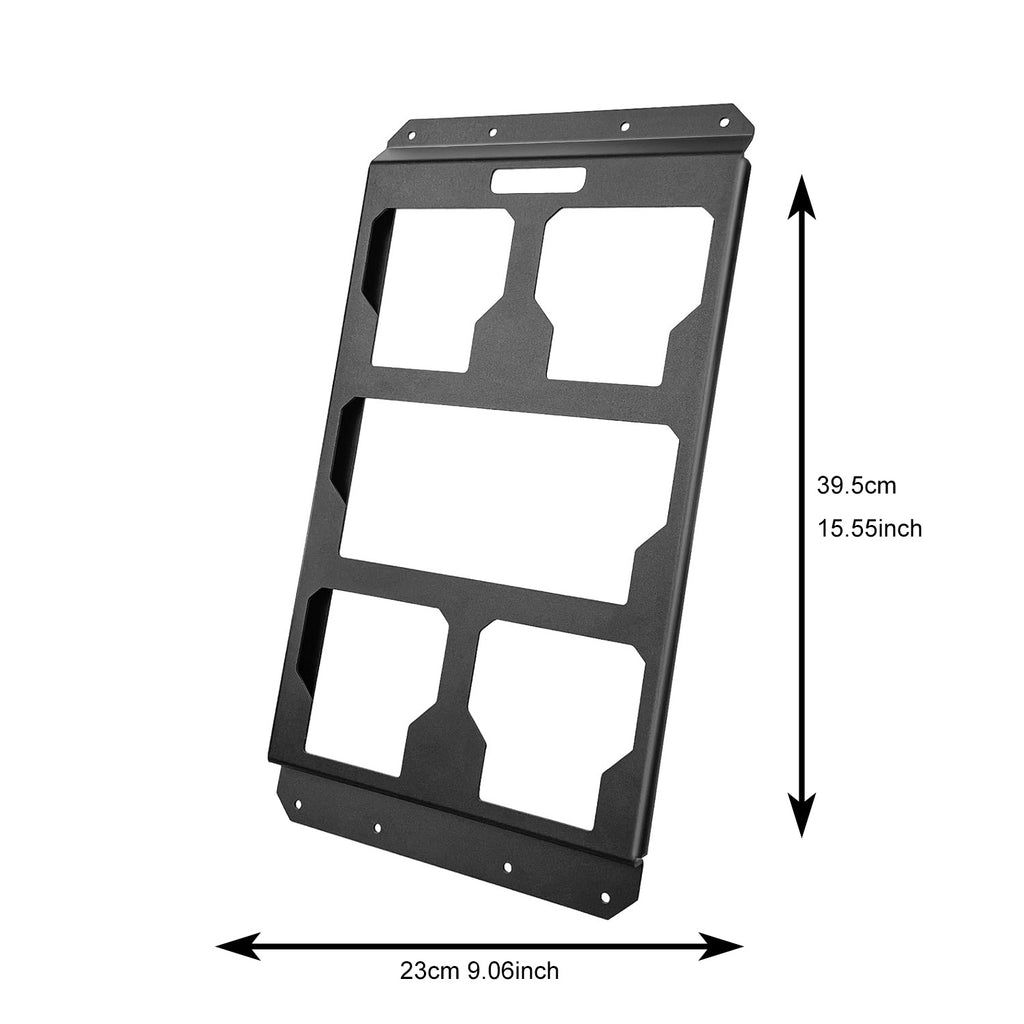 Packout Mounting Plate Compatible with Packout Toolbox,Aluminum Mounting Base Storage Toolbox on Wall or Floor,(Half Plate)