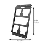 Packout Mounting Plate Compatible with Packout Toolbox,Aluminum Mounting Base Storage Toolbox on Wall or Floor,(Half Plate)