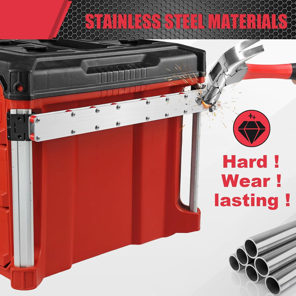 Power Drill Holder Fits for Packout Toolbox,Tape Measure Tool holder, Hanging Screwdrivers, Wrenches on The Side for Packout Toolbox Organizer