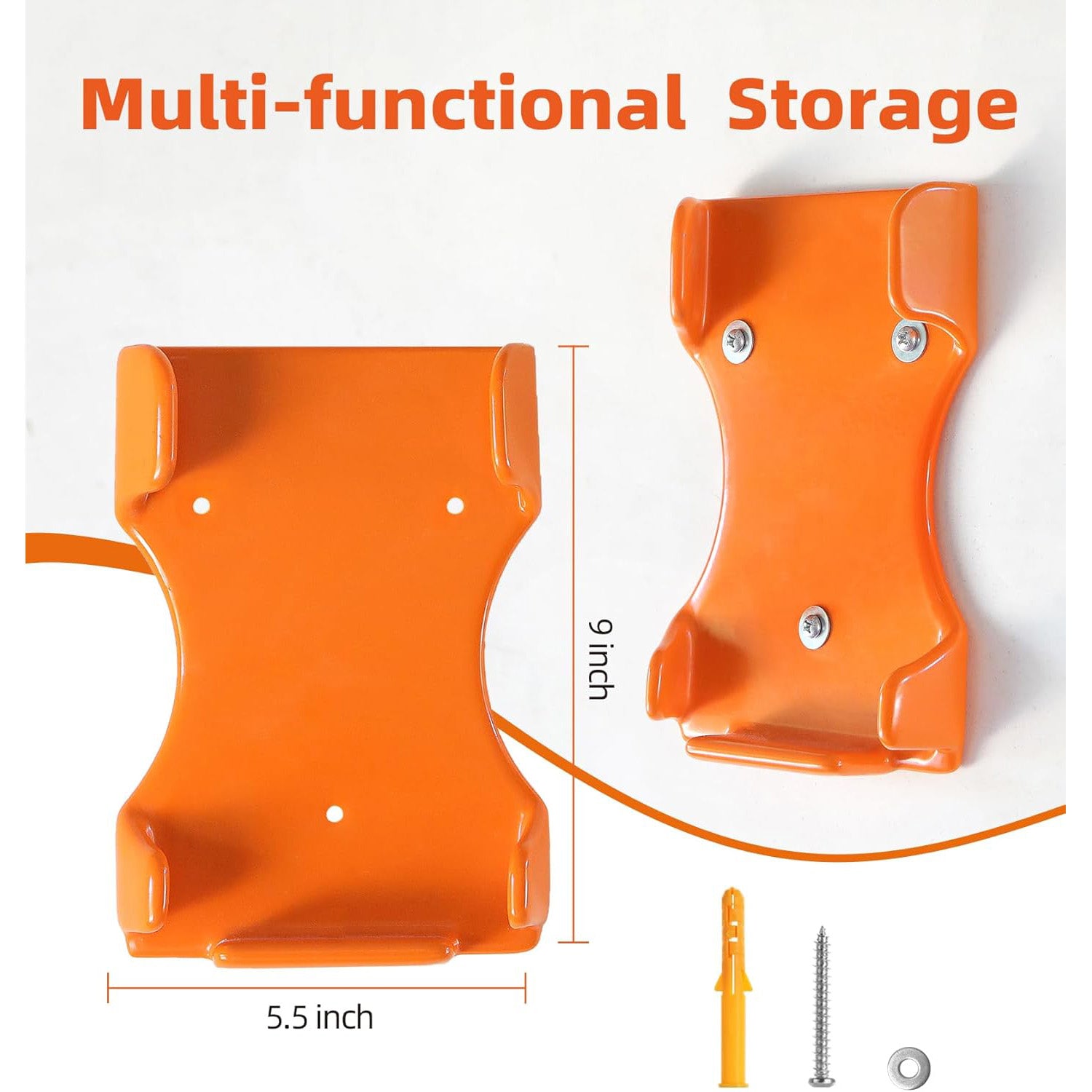 Leaf Blower Hanger, 1 Pack Upgrade Handheld Blower Rack for Garage Wall, Leaf Blower Holder for Stihl BG-56, BG-66, BG-86, SH-56, SH86