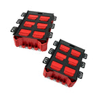 Half-Size Mounting Plate for Modular Tool Storage System – Powder-Coated Metal, 50 lbs Capacity, Black (1 Piece)