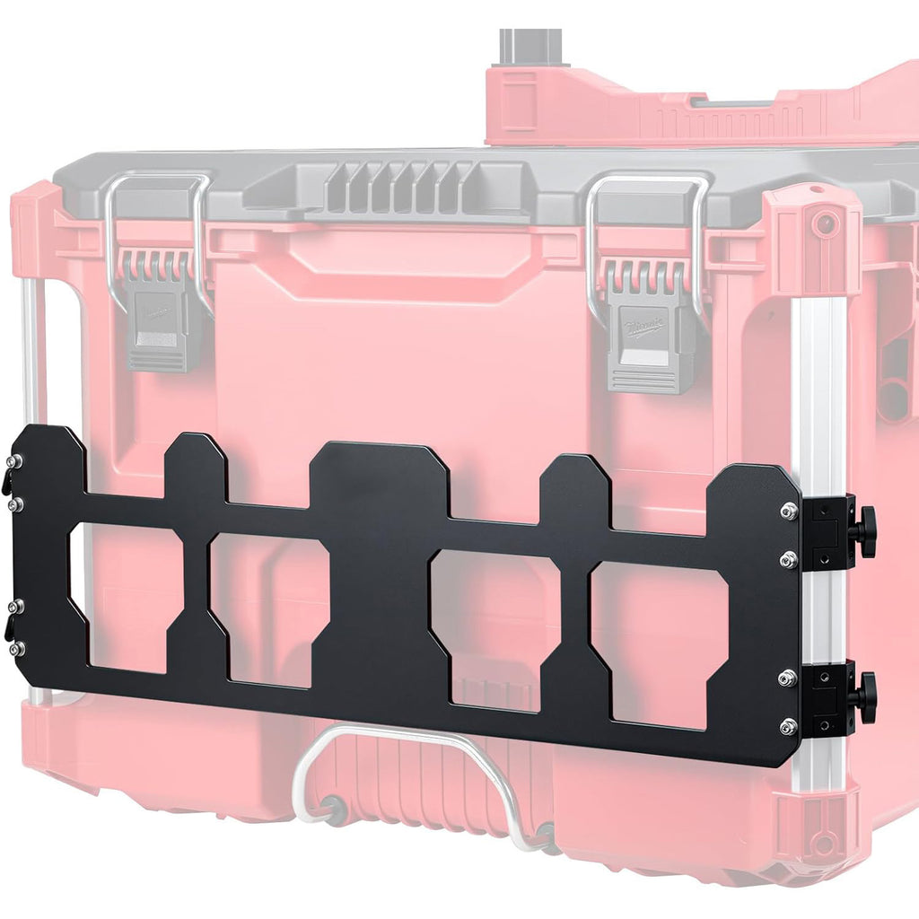 Black metal frame on a pink and gray background