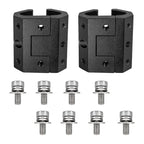 Rail Clip Compatible with Packout System Rails,Universal Packout Rail Adapter Mounts-Side on Packout Rail Corner, Black