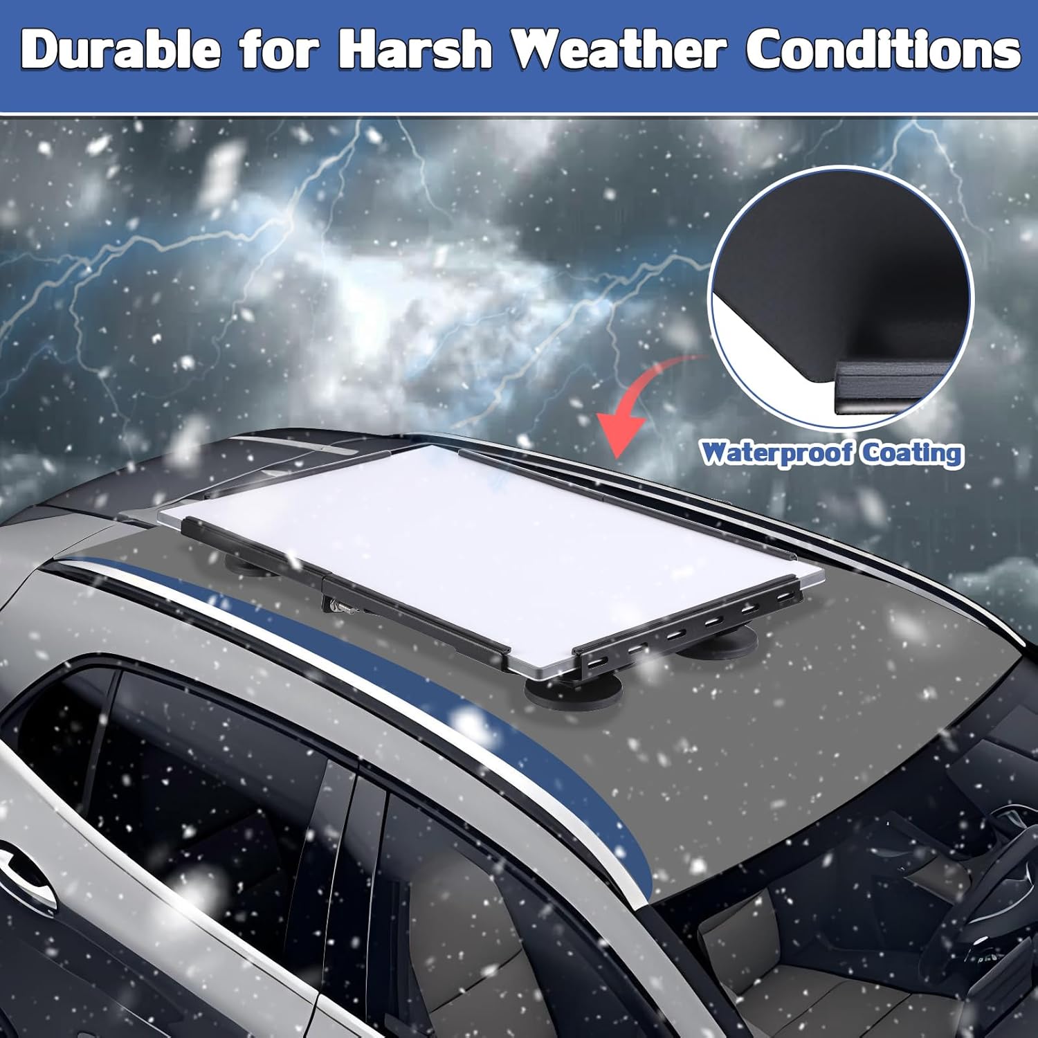 Starlink Gen 3 Magnetic Flat Car Mount | Anti-Rust Magnetic Roof Mount Kit for Starlink Accessories | RV, Van & Truck Satellite Dish Holder