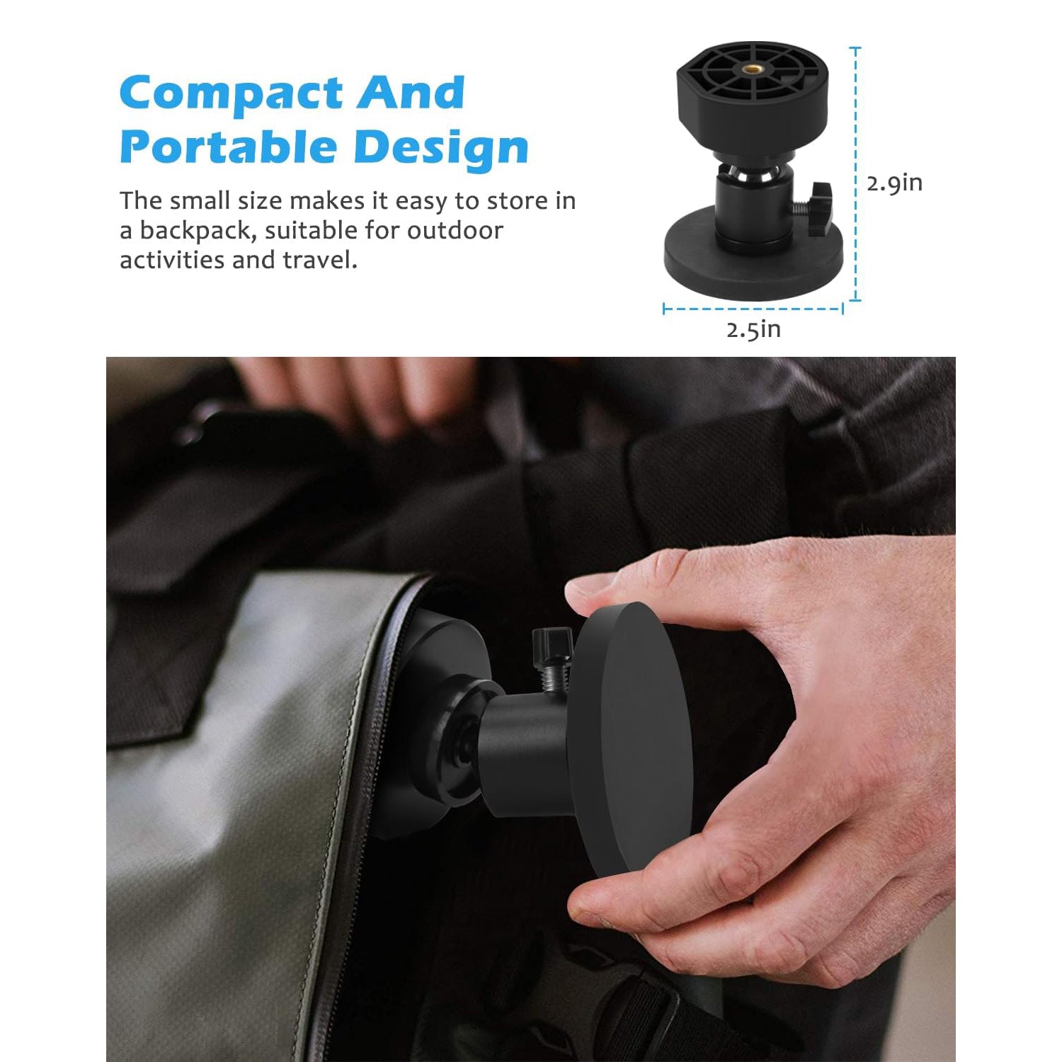 Starlink Mini Magnetic Mount Car Roof Mount for Starlink Mini 30KG Strong Suction Adjustable Angle Magnetic Mounting Bracket for RV Boat Roof Mount