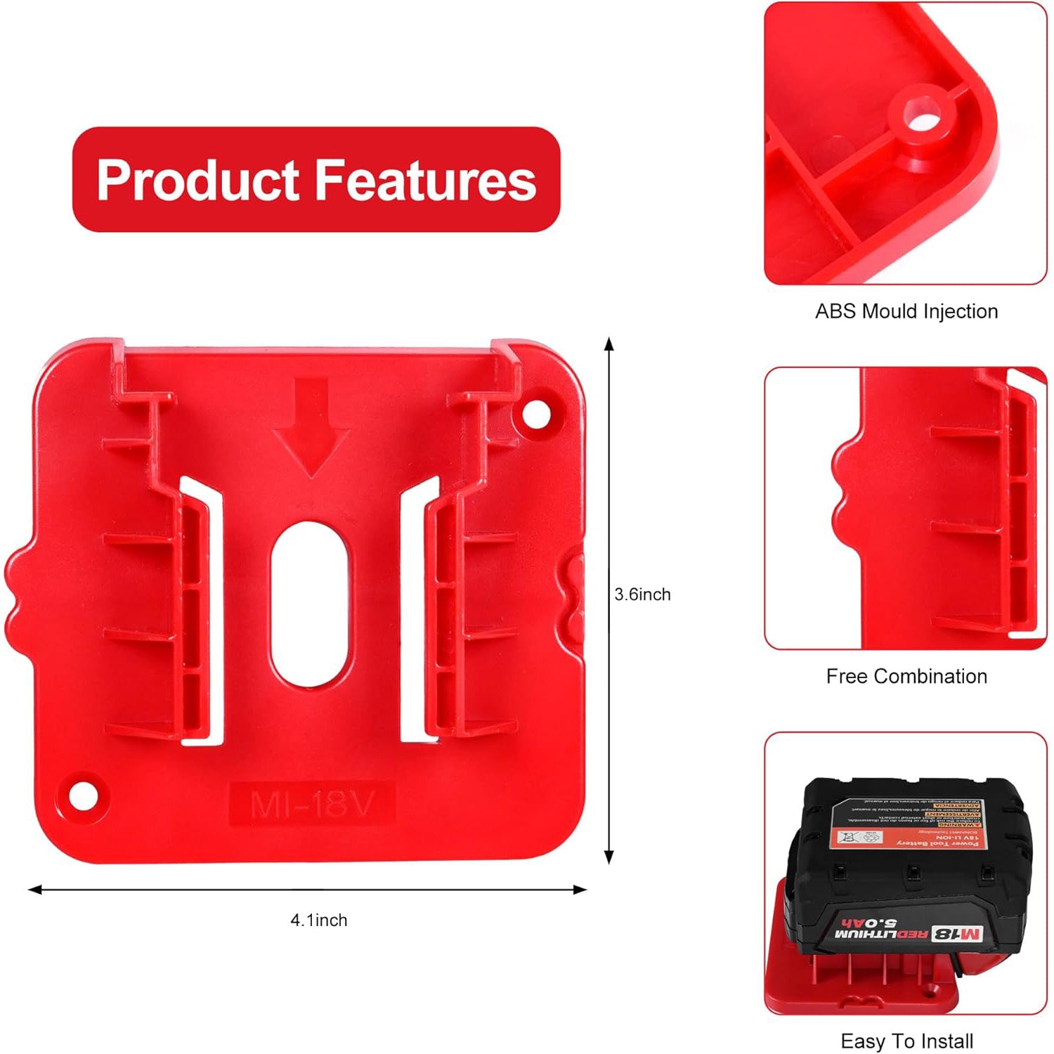 Tool Battery Organizer