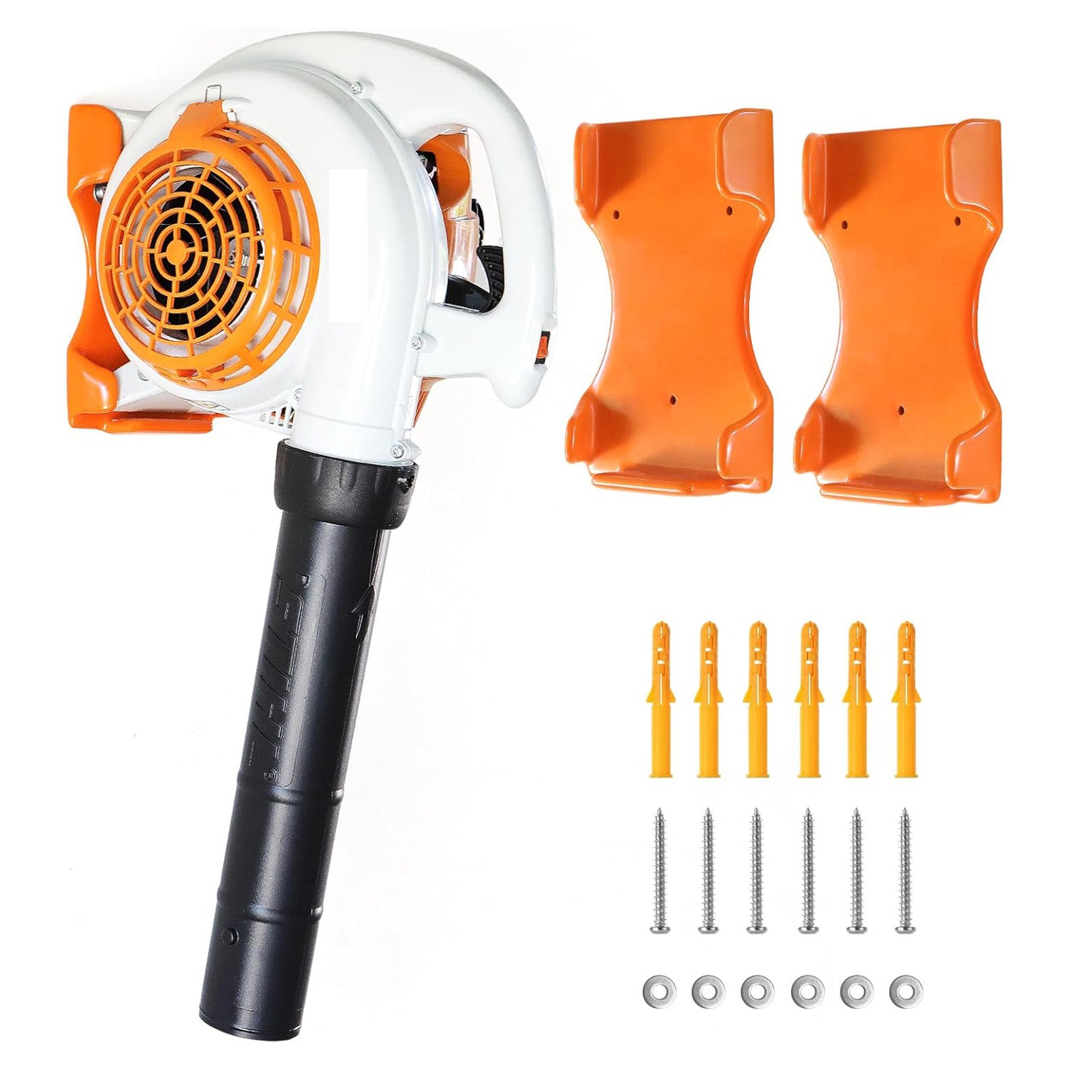 Leaf Blower Hanger, 1 Pack Upgrade Handheld Blower Rack for Garage Wall, Leaf Blower Holder for Stihl BG-56, BG-66, BG-86, SH-56, SH86