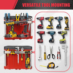 Power Drill Holder Fits for Packout Toolbox,Tape Measure Tool holder, Hanging Screwdrivers, Wrenches on The Side for Packout Toolbox Organizer